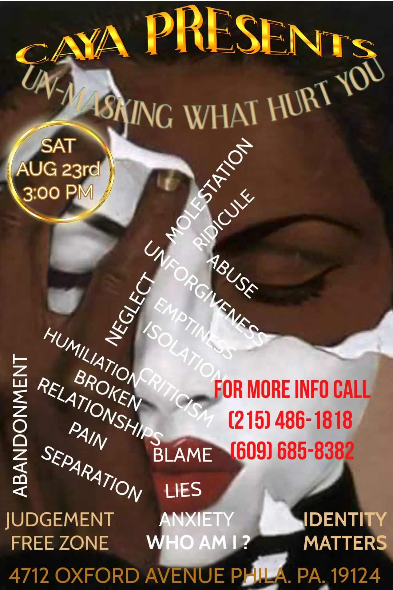 UnMasking What Hurt You Aug 23